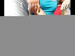 Горещо маце с фирма кръг hooters Оглавници и двойно penetrat