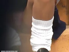 Machiko разтрива клитора си на камера