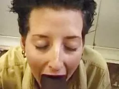 Hunk ближе абанос голям задника преди да изблъсква я