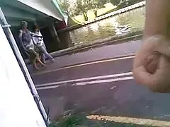 Дребничка азиатски уличница прави френски Старецът papy воайор