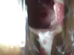 Milf в чорапи, смучене ми петел